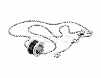 Replica BVLGARI Save the Children Black Ceramic and Sterling Silver Pendant