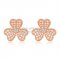 Van Cleef & Arpels Frivole Earrings Pink Gold With Pave Diamond