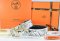Hermes Reversible Belt White/Black Snake Stripe Leather With 18K Gold Spot Stripe H Buckle