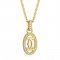 Cartier Logo Double C Necklace In Yellow Gold With Diamonds