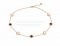 Copy BVLGARI BVLGARI Necklace in Pink Gold with Mother of Pearl and Onyx