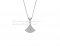 Replica Bvlgari Divas' Dream Necklace White Gold with Pave Diamonds CL856965