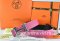 Hermes Reversible Belt Pink/Black Togo Calfskin With 18k Drawbench Silver H Buckle