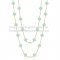 Van Cleef & Arpels Vintage Alhambra Necklace Yellow Gold 20 Motifs With Turquoise Mother Of Pearl