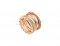 Replica Bvlgari B.zero1 Design Legend 4-Band Ring in Rose Gold Set with Pave Diamonds