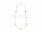 Fake BVLGARI BVLGARI Sautoir in Pink Gold with Mother of Pearl and Onyx
