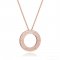 Cartier Love Necklace Set In Pink Gold With Diamonds