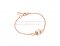 Replica Bvlgari B.zero1 Soft Bracelet in Rose Gold with Rose Gold and White Ceramic Pendant