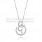 Van Cleef Arpels Oiseaux de Paradis Volutes Necklace White Gold With Pave Diamonds