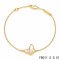 Fake Van Cleef & Arpels Sweet Alhambra Butterfly Bracelet In Yellow Gold With Mother-Of-Pearl