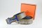 Hermes Reversible Belt Light Gray/Black Togo Calfskin With 18k Blue Silver H Buckle