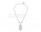 Replica Bvlgari Divas' Dream White Gold Necklace with Pave Diamonds
