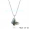 Cheap Van Cleef & Arpels Sweet Alhambra Butterfly Pendant In White Gold