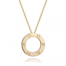 Cartier Love Pendant Necklace In Yellow Gold