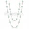 Van Cleef & Arpels Vintage Alhambra Necklace Pink Gold 20 Motifs With Turquoise Mother Of Pearl