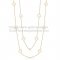 Van Cleef & Arpels Vintage Alhambra Necklace Yellow Gold 10 Motifs With White Mother Of Pearl